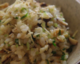 松山揚げと椎茸の混ぜご飯作り方6写真