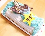 シルバーミストのキャラデコロールケーキ作り方9写真