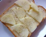 じゃが芋×ベーコンの梅昆布茶トースト作り方4写真
