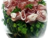 華やかに!生ハムローズの花束作り方8写真