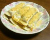 *簡単餃子の皮で☆あんこのカリカリ焼き*作り方2写真