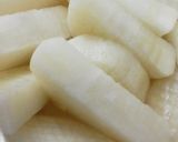 レンジで簡単居酒屋風簡単家の大根ステーキ作り方2写真