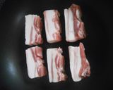 厚切り豚ばら肉の照り焼き・もやし添え作り方6写真