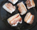 厚切り豚ばら肉の照り焼き・もやし添え作り方7写真