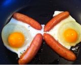 上手に分割☆3人分☆目玉焼き作り方3写真