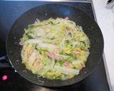 簡単あったか白菜のクリーム煮作り方4写真
