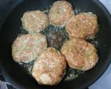 ごぼう入りカレーハンバーグ作り方8写真