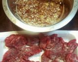 簡単！サイコロステーキ丼♪作り方1写真