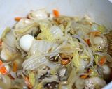 ホタテ＆ささみ入り白菜の炒め煮作り方5写真