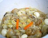 ホタテ＆ささみ入り白菜の炒め煮作り方6写真