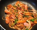 簡単◆うどんでナポリタン◆時短作り方6写真