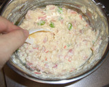 混ぜるだけ枝豆とベーコンと豆腐の揚げ物☆作り方2写真