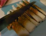 明太子チーズを竹輪で包んで揚げました❤作り方3写真