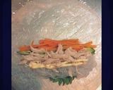 海老と蒸し鶏の生春巻き♪作り方4写真