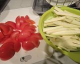 さわやか！茄子とトマトの炒めもの作り方1写真