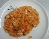 ふんわり♪卵のっけオムライス作り方4写真