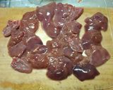 簡単!鶏レバーと長ネギの炒め作り方1写真