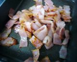 焼肉のタレで簡単♪水菜とベーコンのサラダ作り方3写真
