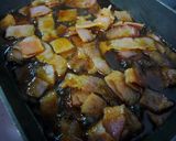 焼肉のタレで簡単♪水菜とベーコンのサラダ作り方4写真