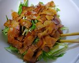 焼肉のタレで簡単♪水菜とベーコンのサラダ作り方5写真