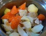 塩麹でマリネした鶏むね肉でヘルシーポトフ作り方4写真