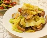 モテレシピ！キャベツとあさりの酒蒸し作り方3写真