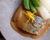 さばの味噌煮柚子風味・ふろふき大根添え。作り方8写真