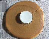 大きなホットケーキ ☆ クリスマスリース作り方6写真
