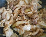 しょうゆ糀で豚ばら肉の生姜焼き作り方12写真