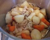 活力なべで作る！鶏肉の肉じゃが作り方3写真