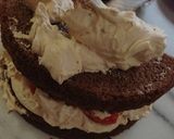クリスマスチョコレートケーキ(ハーフ)作り方7写真