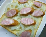 ピリッとシャキっと⋆蓮根ウィンナーパン作り方3写真