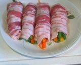 豚肉野菜巻/肉卷作り方2写真