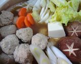 ふわふわ♪れんこんつくねのあったか鍋作り方7写真