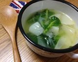 白と緑のかぶスープ作り方3写真
