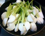 葉つきかぶのまるごとホットミルク煮作り方3写真