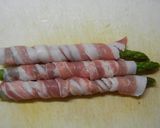 グリーンアスパラの豚バラ肉巻き巻き作り方1写真