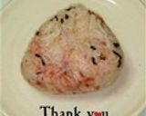 梅と塩昆布のおにぎり♪作り方6写真
