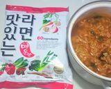 キムチ鍋風のお一人様ラーメン鍋♬♫作り方6写真