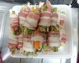 ★干し野菜と干しキノコの肉巻き★作り方4写真