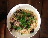 簡単☆コンビーフとほうれん草のパスタ作り方5写真