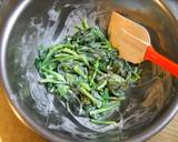ほうれん草のピザ作り方4写真