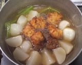 簡単！カブと鶏から揚げのトロッと煮作り方5写真