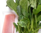 びん長まぐろの照り焼き・ほうれん草添え作り方1写真