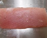 びん長まぐろの照り焼き・ほうれん草添え作り方2写真