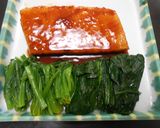 びん長まぐろの照り焼き・ほうれん草添え作り方12写真
