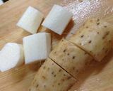 野菜の素揚げ大根おろしとつゆをかけて作り方1写真