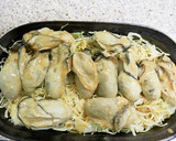 牡蠣とキャベツの味噌マヨ焼き作り方3写真