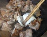 簡単☆鳥もも肉の甘辛煮☆作り方3写真