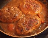 余ったカレーdeカレーハンバーグ♬作り方4写真